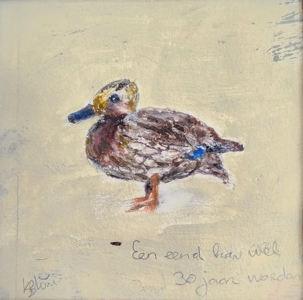 Whimsical Duckling: A Charming Portrait of Nature's Delight