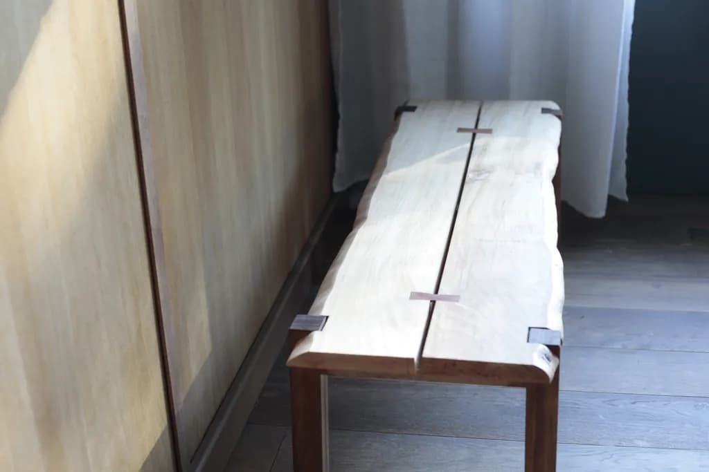 Natural Edge Bench