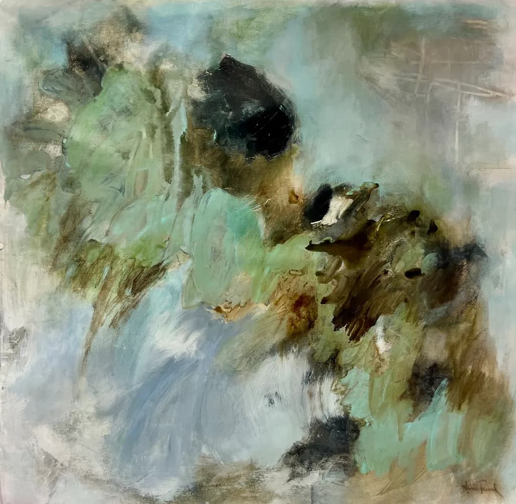 Whispers of Nature: An Abstract Journey Through Color and Emotion