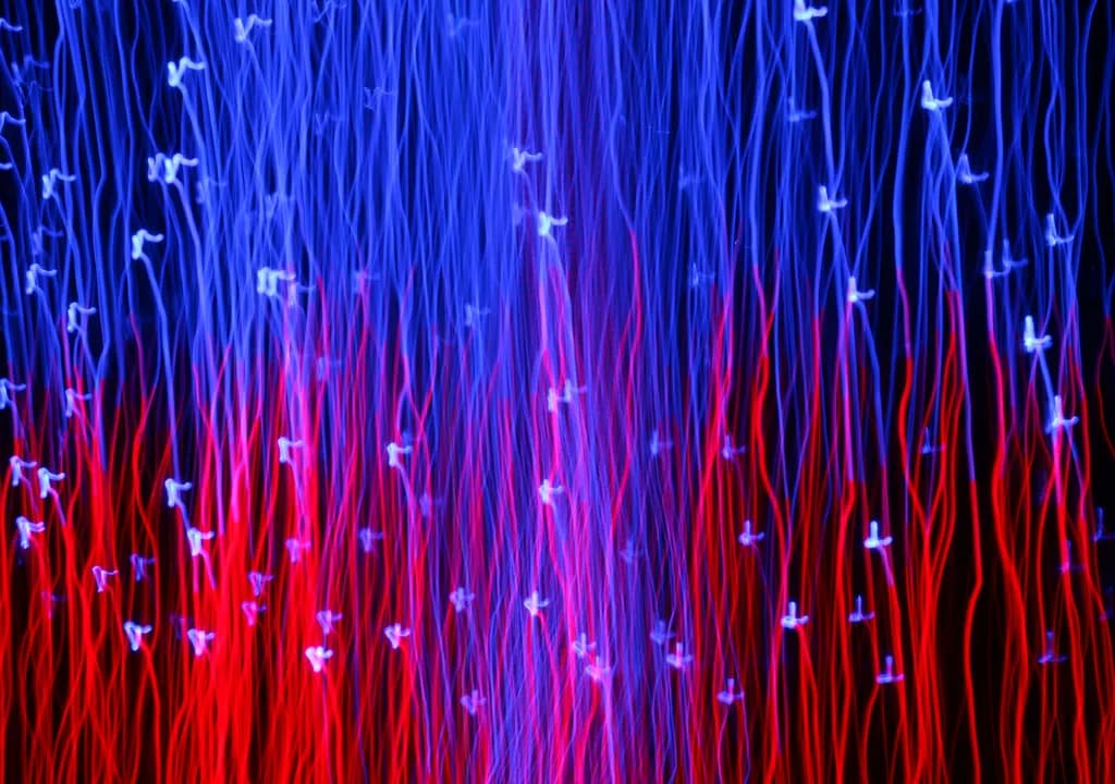 Vibrant Flow: An Abstract Dance of Light and Color