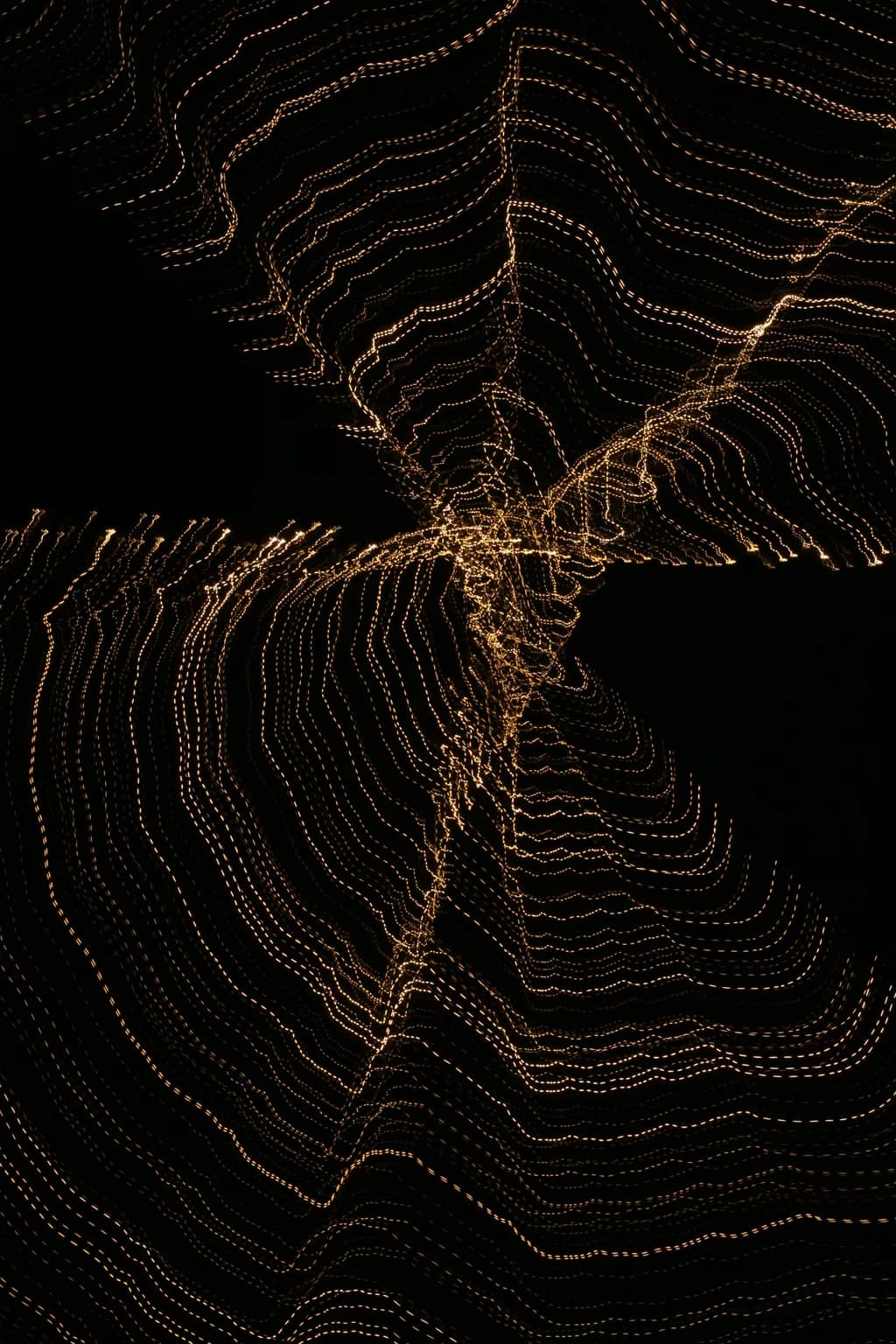 Illuminated Waves: A Dance of Light and Shadow