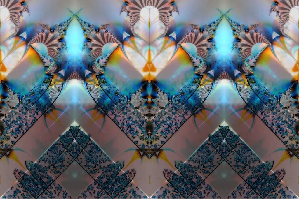 Whispers of Color: A Dance of Light and Form in Abstract Harmony