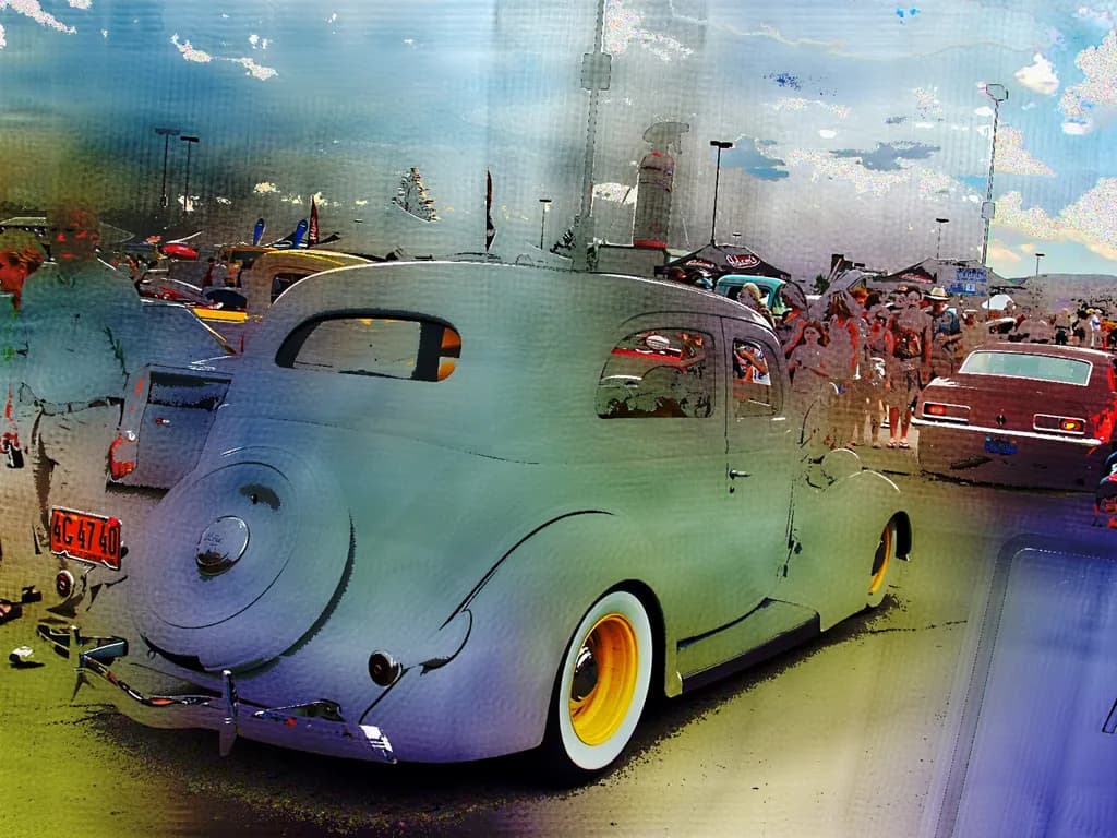 Vintage Vibes: A Colorful Journey Through Classic Cars and Nostalgic Moments