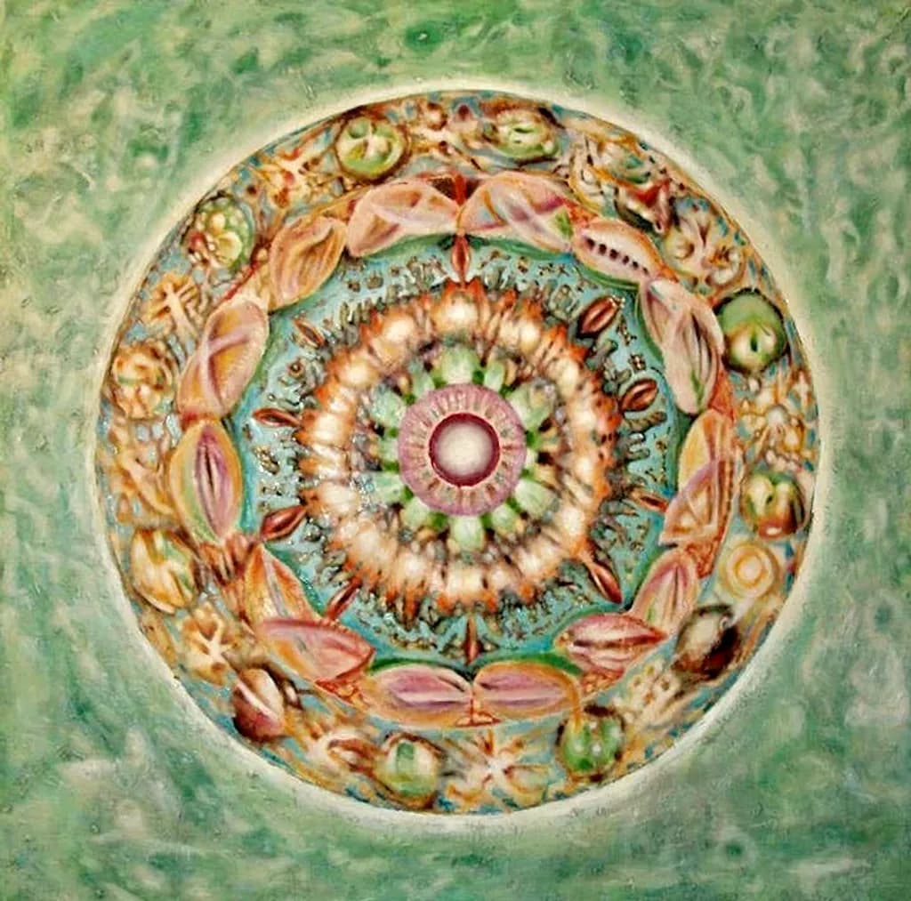 Circular Mandala Composition