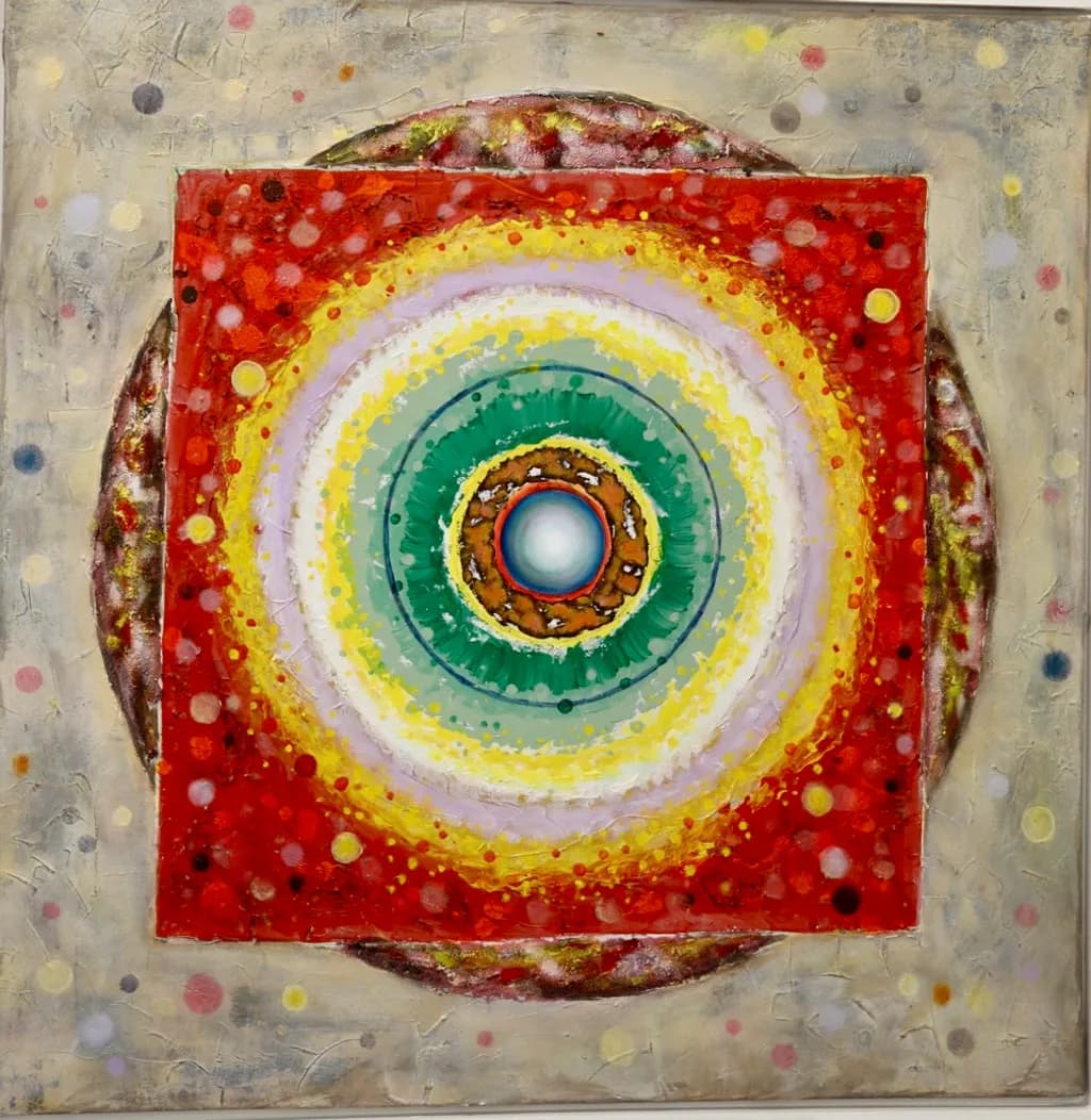Abstract Circles Composition
