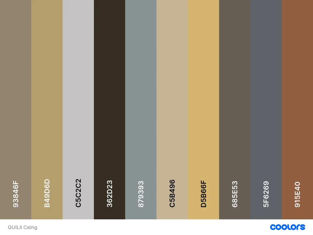 Harmonious Hues: A Palette of Earthy Elegance for Modern Spaces