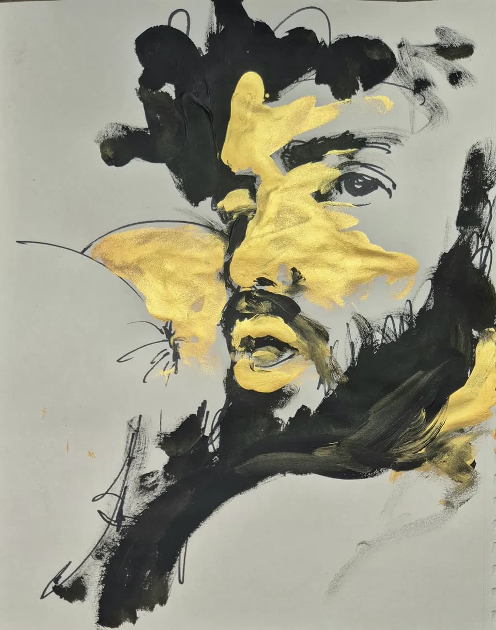 Golden Expression Portrait