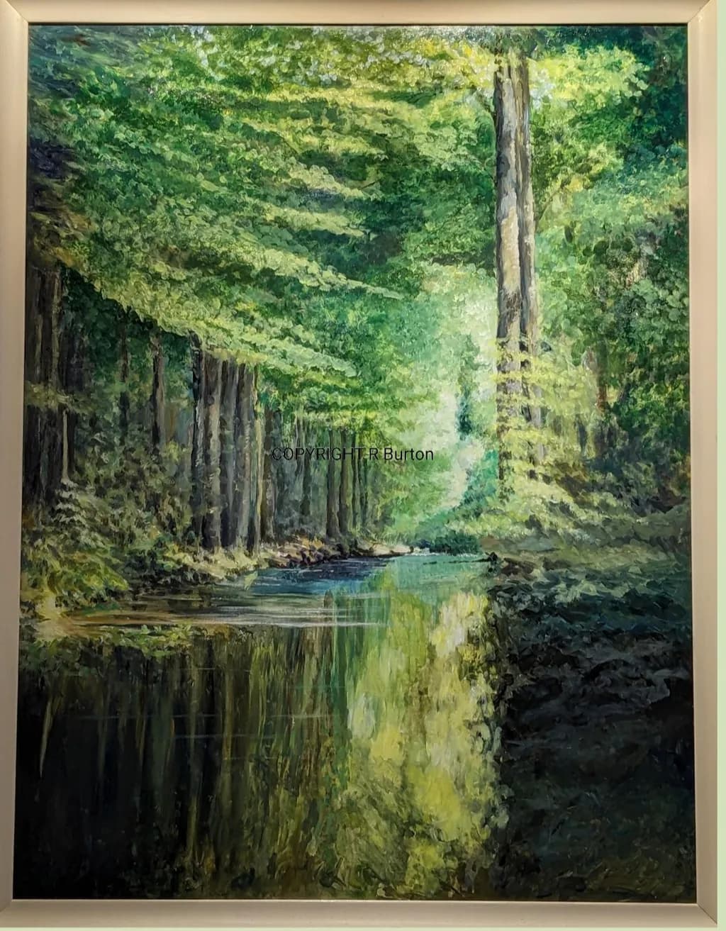 Whispers of Serenity: A Tranquil Forest Reflection in Nature's Embrace