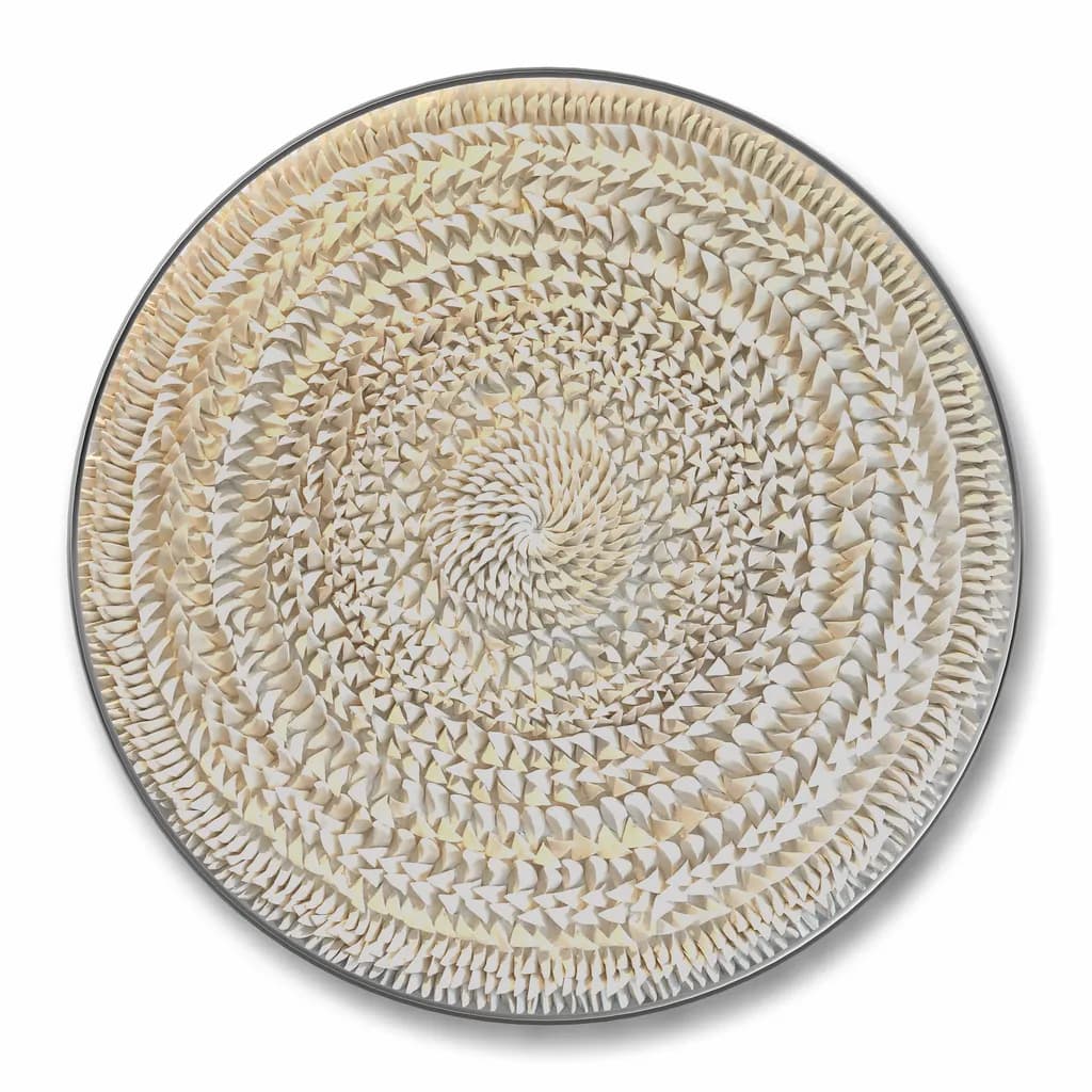 Whispers of Nature: A Spiraling Journey Through Textured Elegance