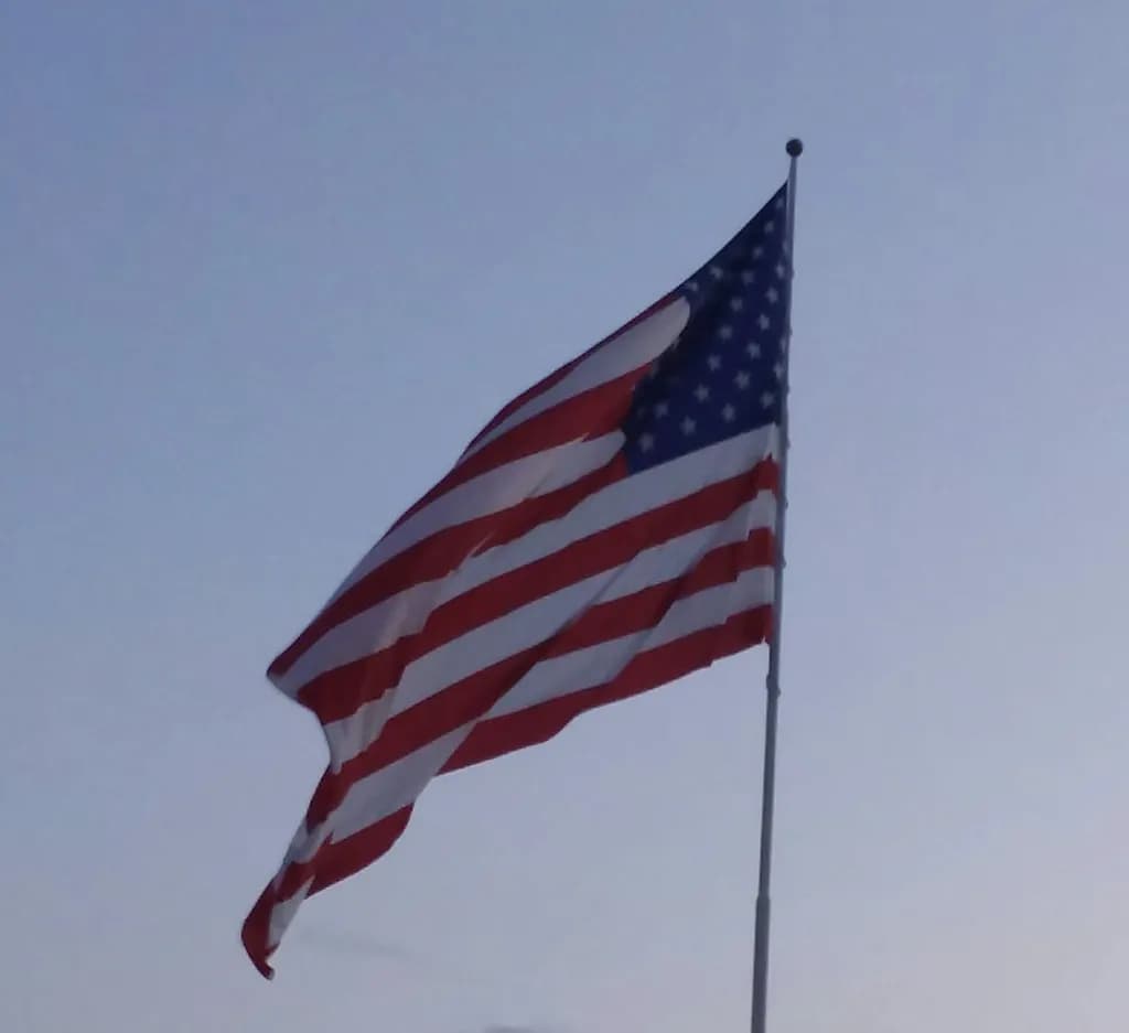 Stars and Stripes Waving