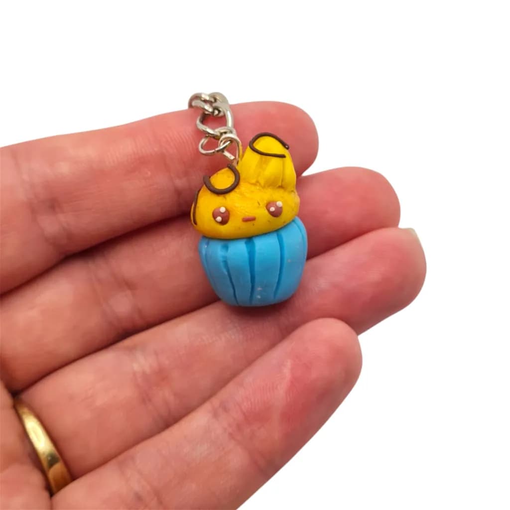 Whimsical Miniature Cupcake Charm: A Cute Handmade Accessory for Every Occasion