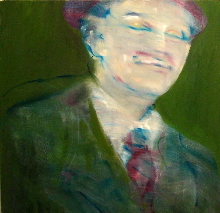 Vibrant Expressions: An Abstract Portrait of Joyful Smiles