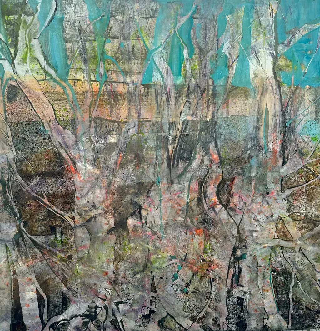 Whispers of Nature: An Abstract Exploration of Forest Depths