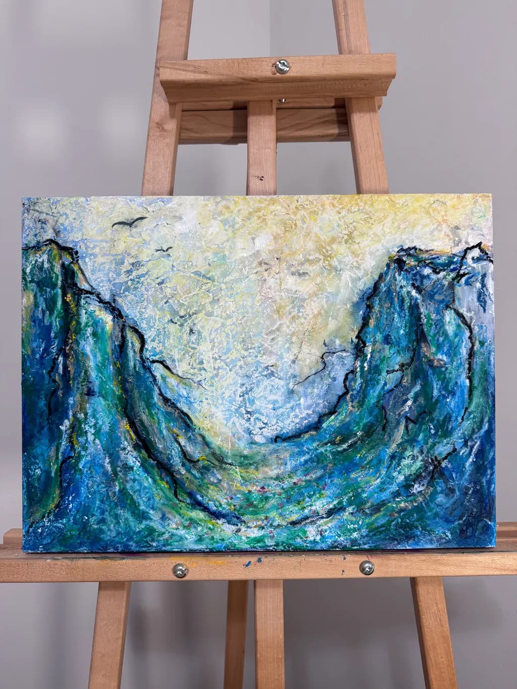 Working title: Oil Pastel Mts