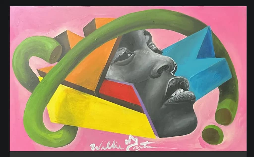 Vibrant Reflections: A Fusion of Color and Emotion in Contemporary Portraiture