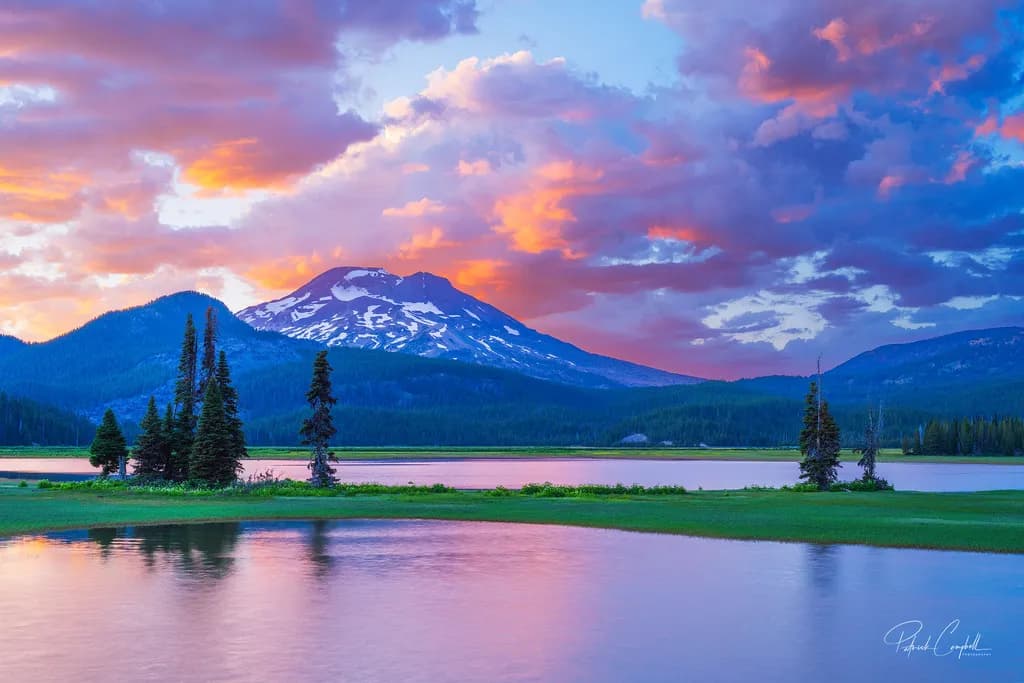 Sparks Lake Sunset