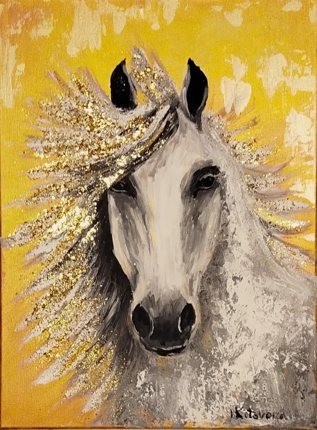 Golden Mane Horse