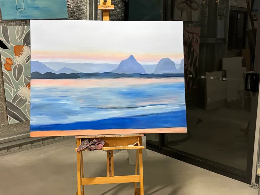 Coastal Mountains Sunset