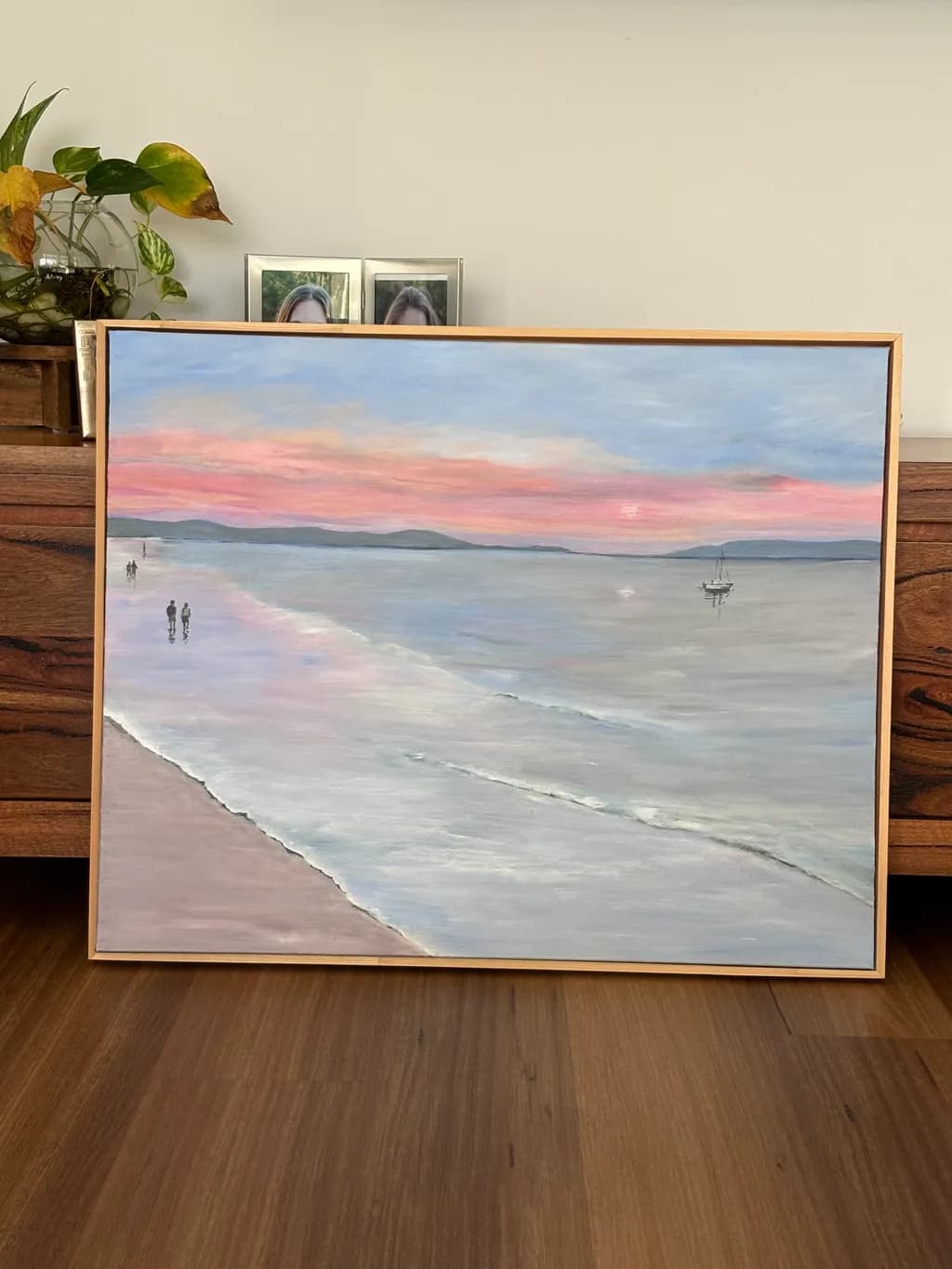 Pink Horizon Seascape