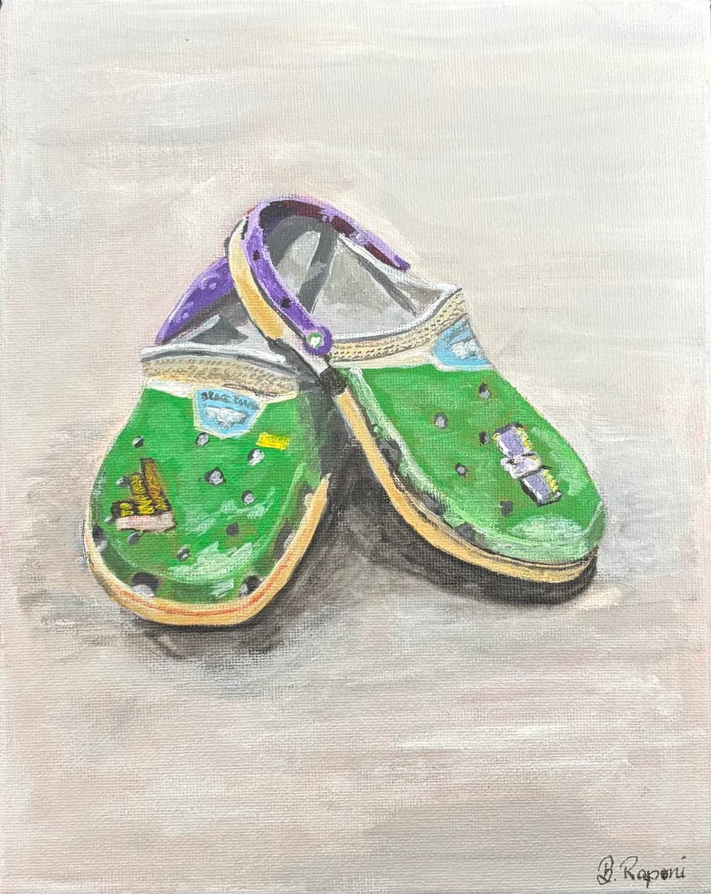 Green Clogs