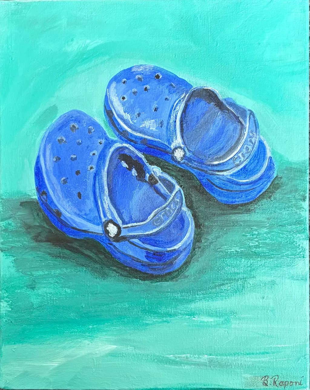 Blue Clogs