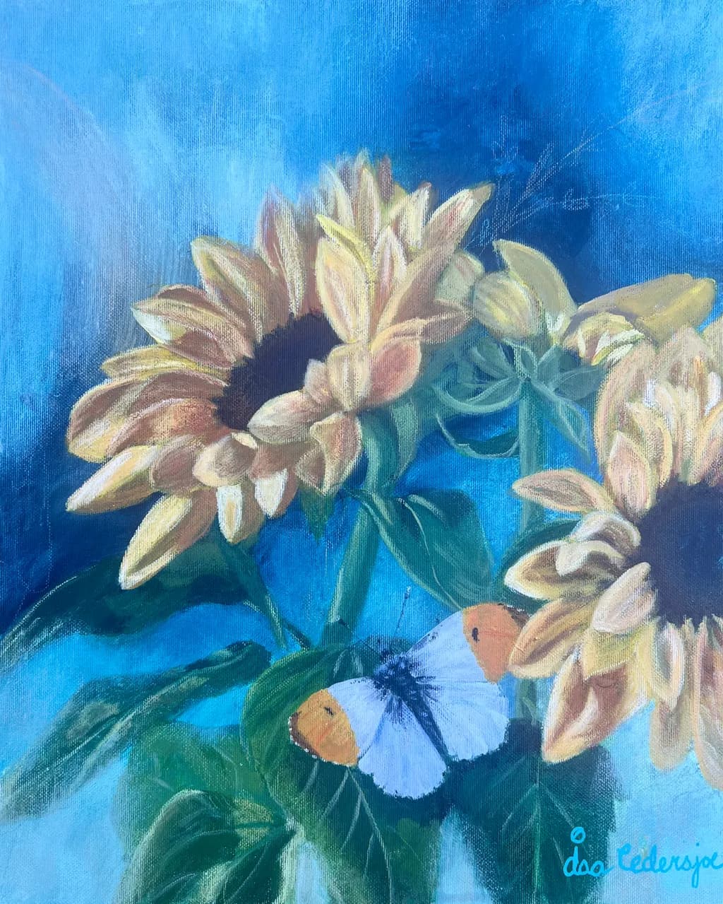 Sunlit Sunflowers