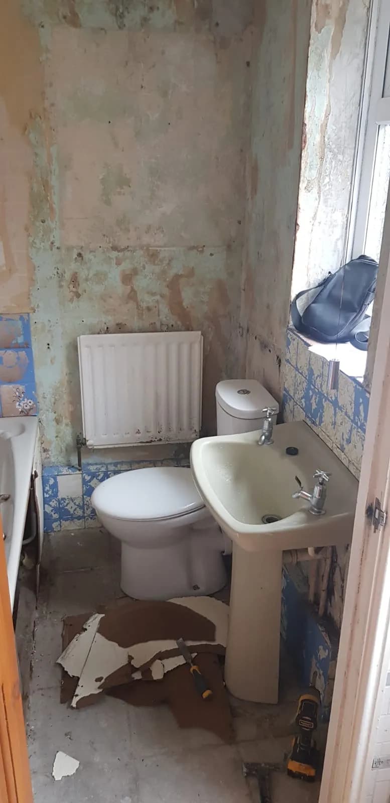 Reviving the Forgotten: A Journey Through an Abandoned Bathroom Space