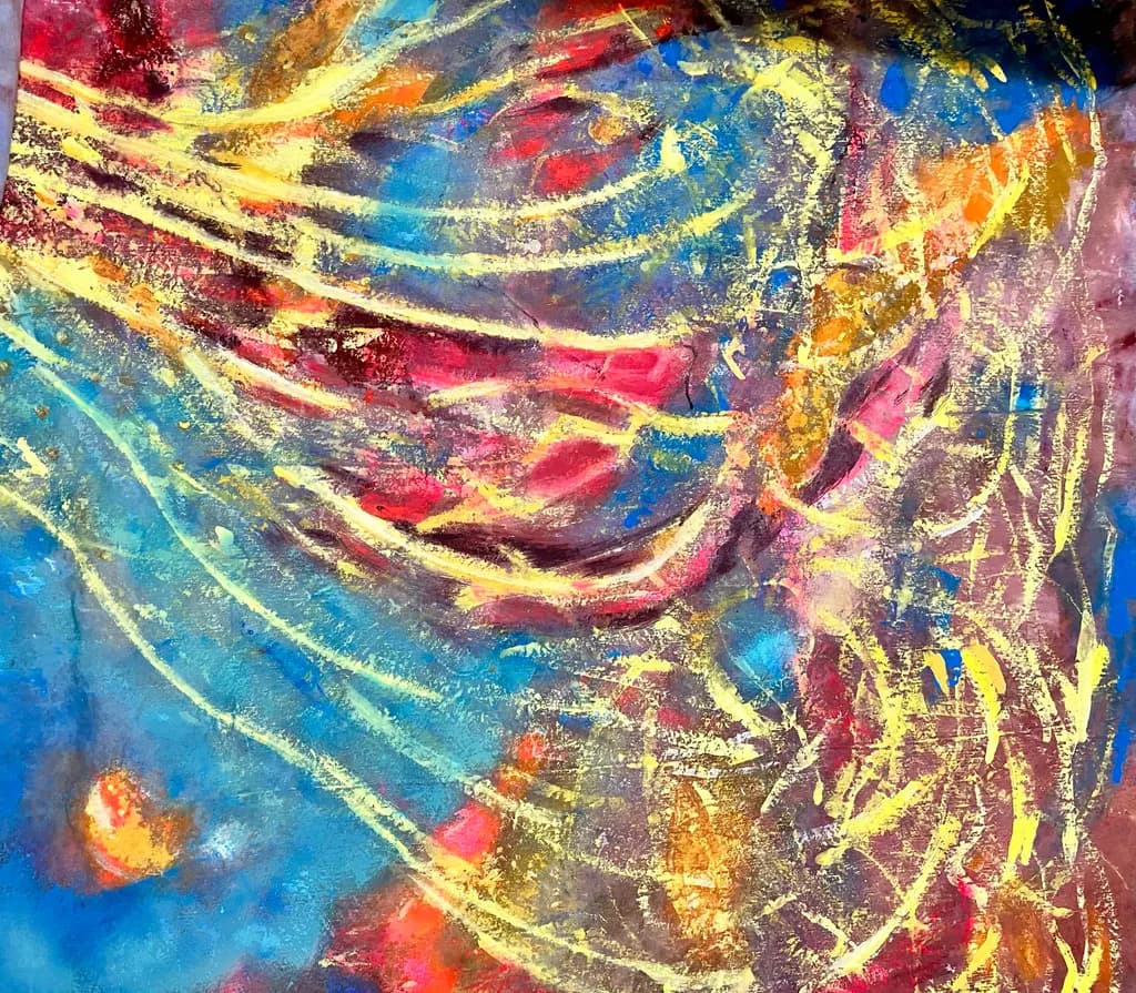 Vibrant Whirls of Expression: A Colorful Journey Through Abstract Textures