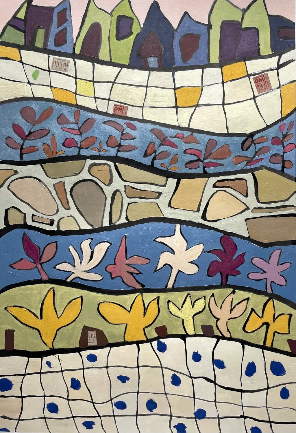 Vibrant Geometric Harmony: A Colorful Journey Through Nature's Patterns