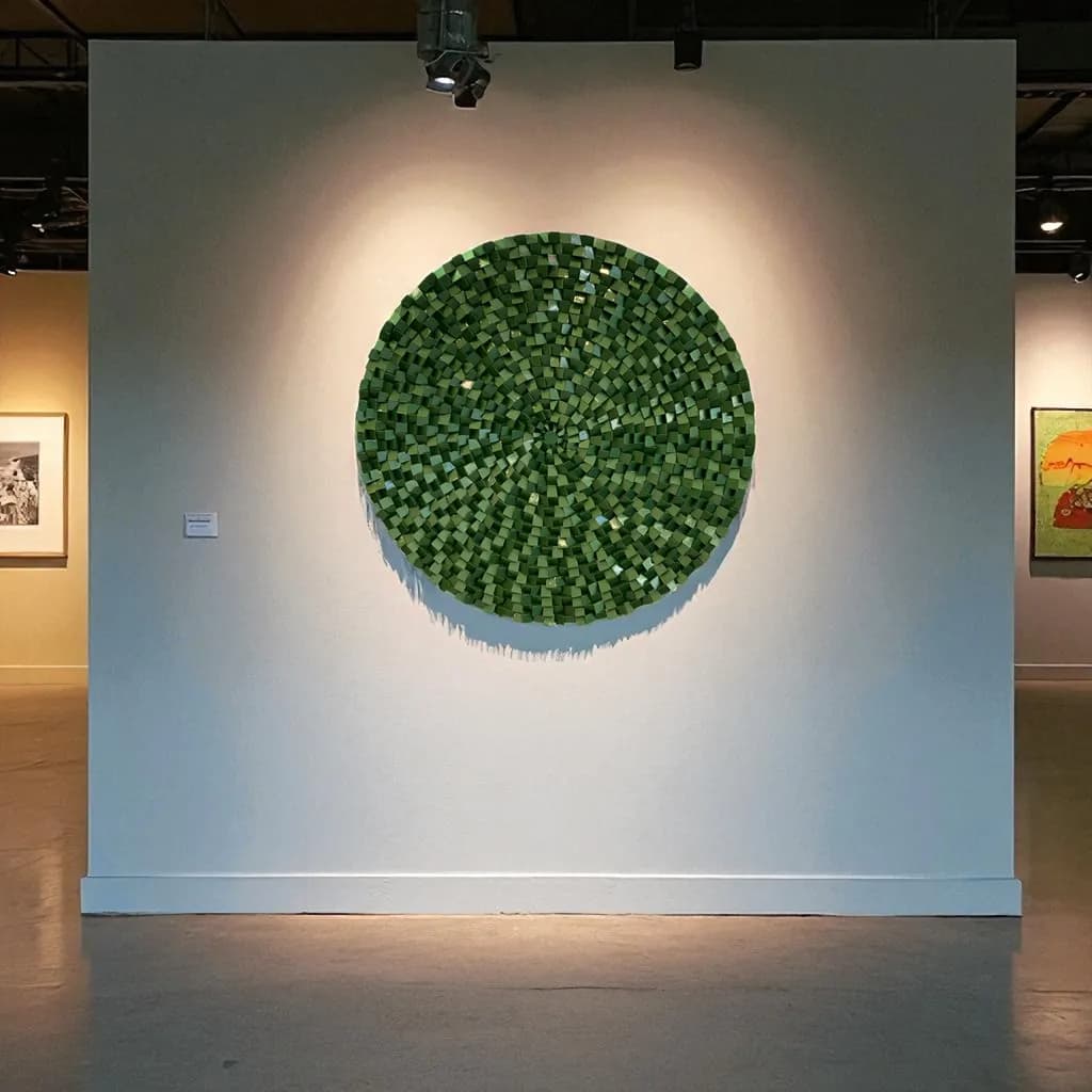 Emerald Spiral Mosaic