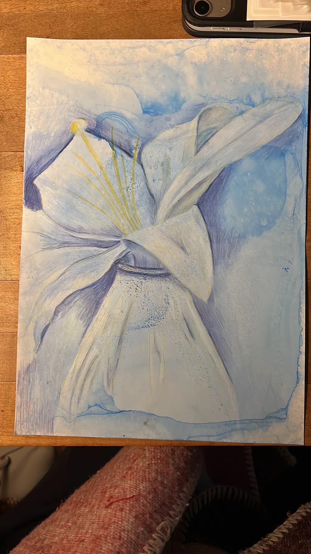 Lily in Blue