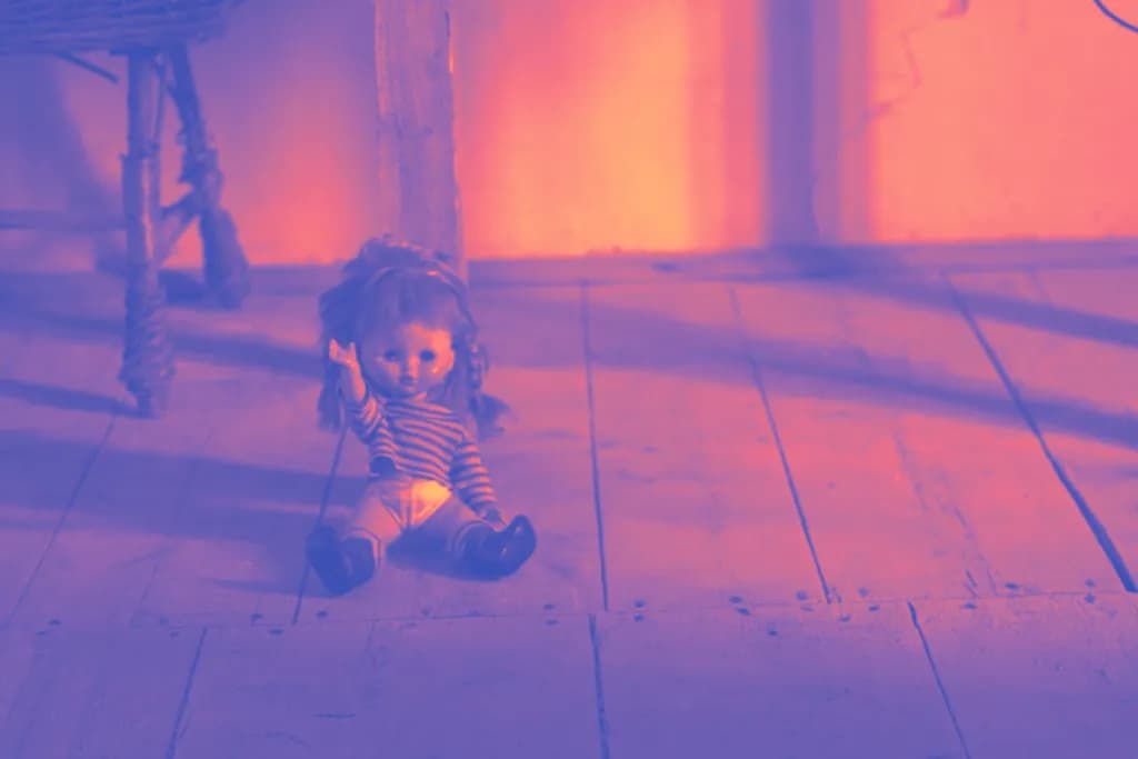 Whispers of Nostalgia: A Vintage Doll in a Dreamlike Space