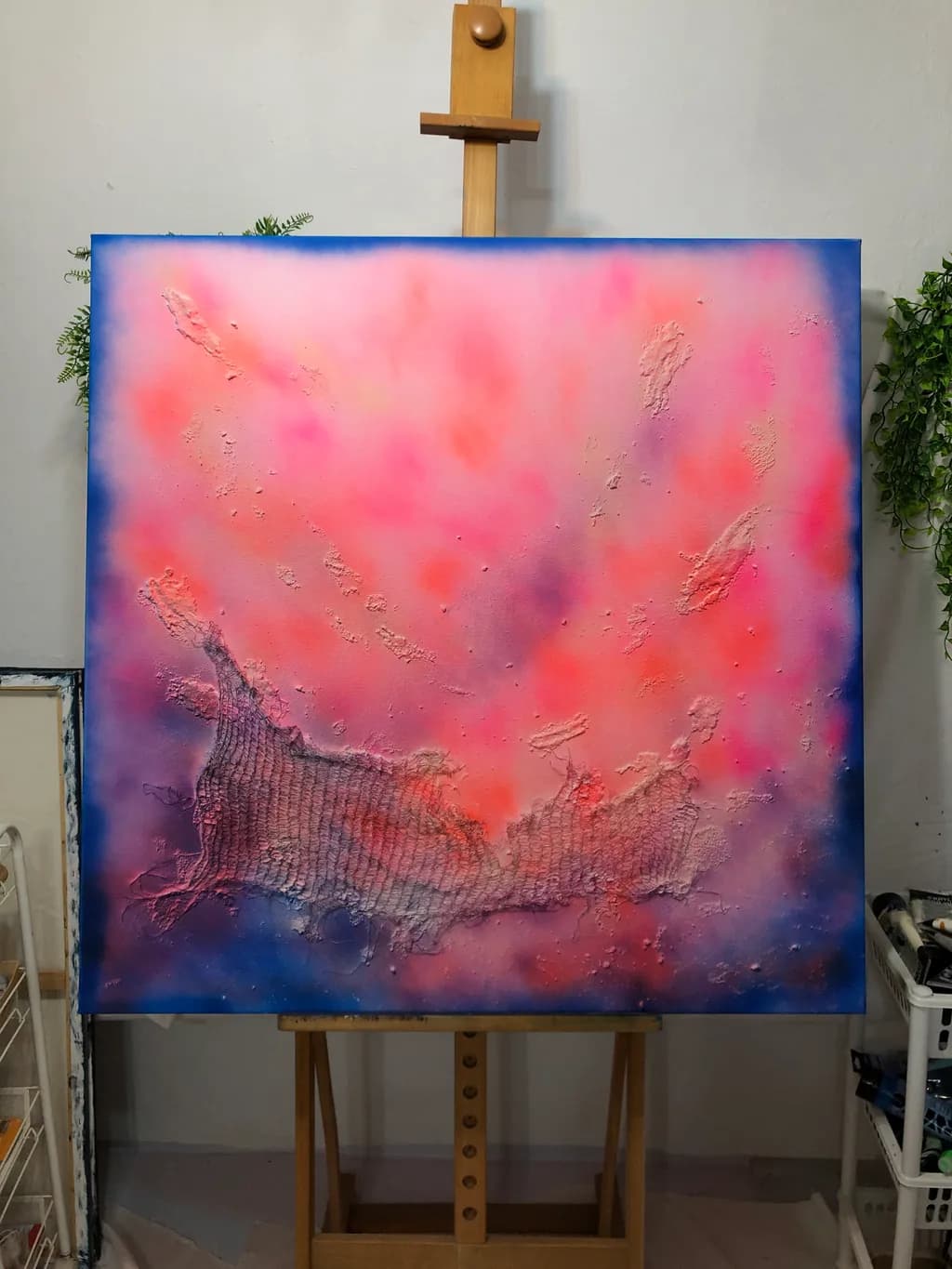 Cosmic Cotton Candy: A Whimsical Journey Through Color and Texture