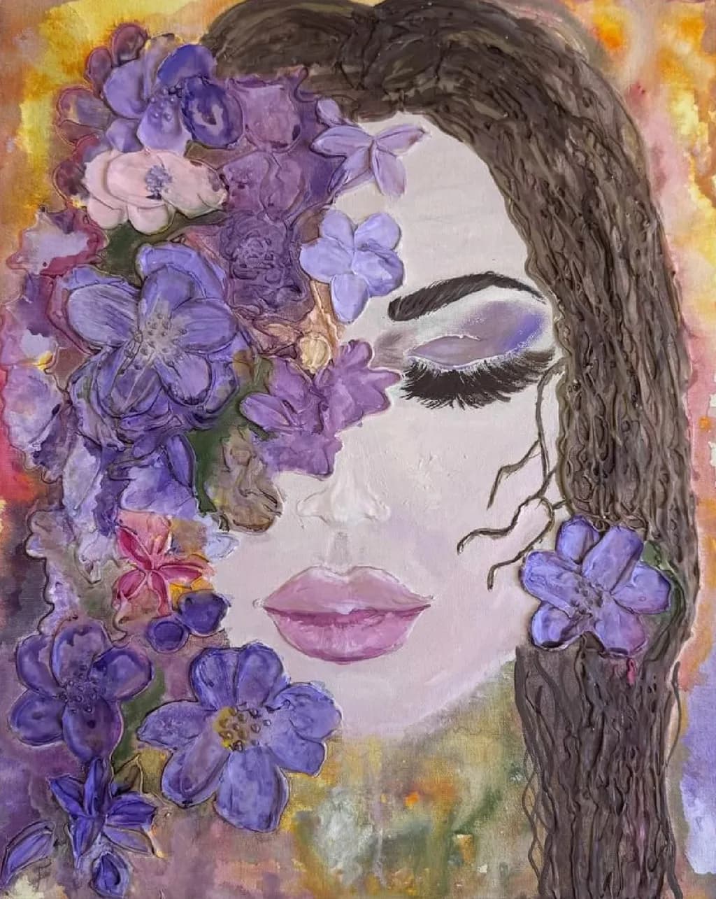 Whispers of Bloom: A Serene Embrace of Nature and Emotion