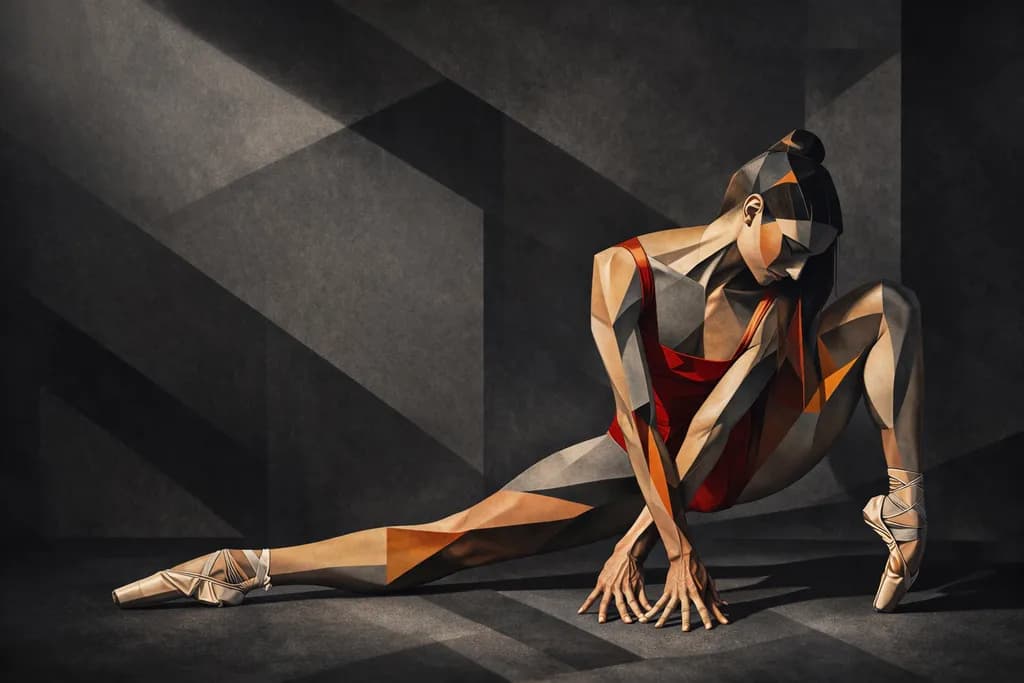 Angular Ballet Pose