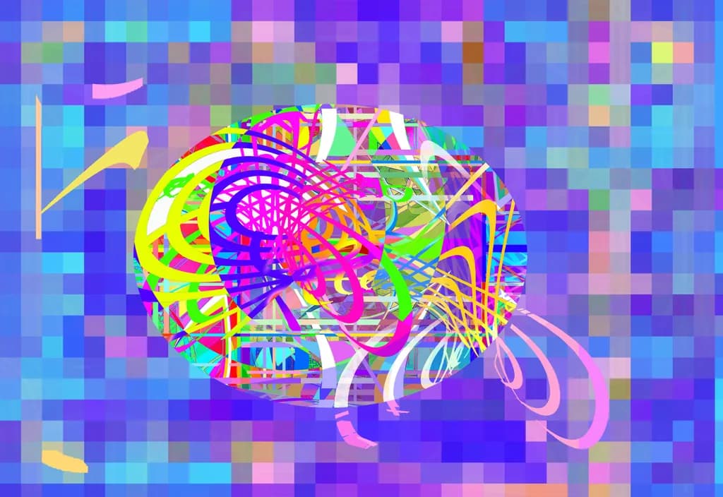 Vibrant Chaos: A Dance of Color and Form in Abstract Expressionism