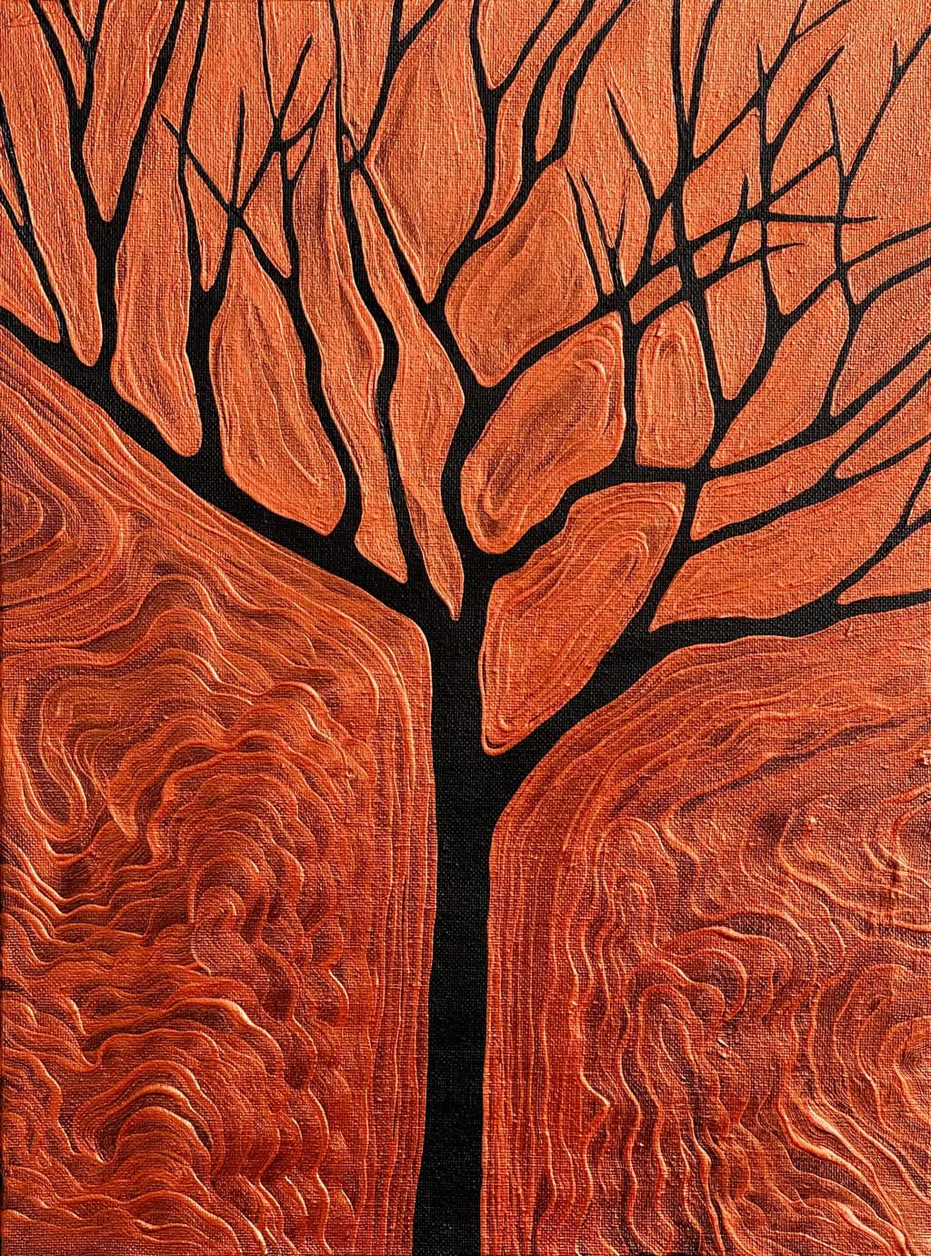 Whispers of Autumn: A Dance of Branches and Earth