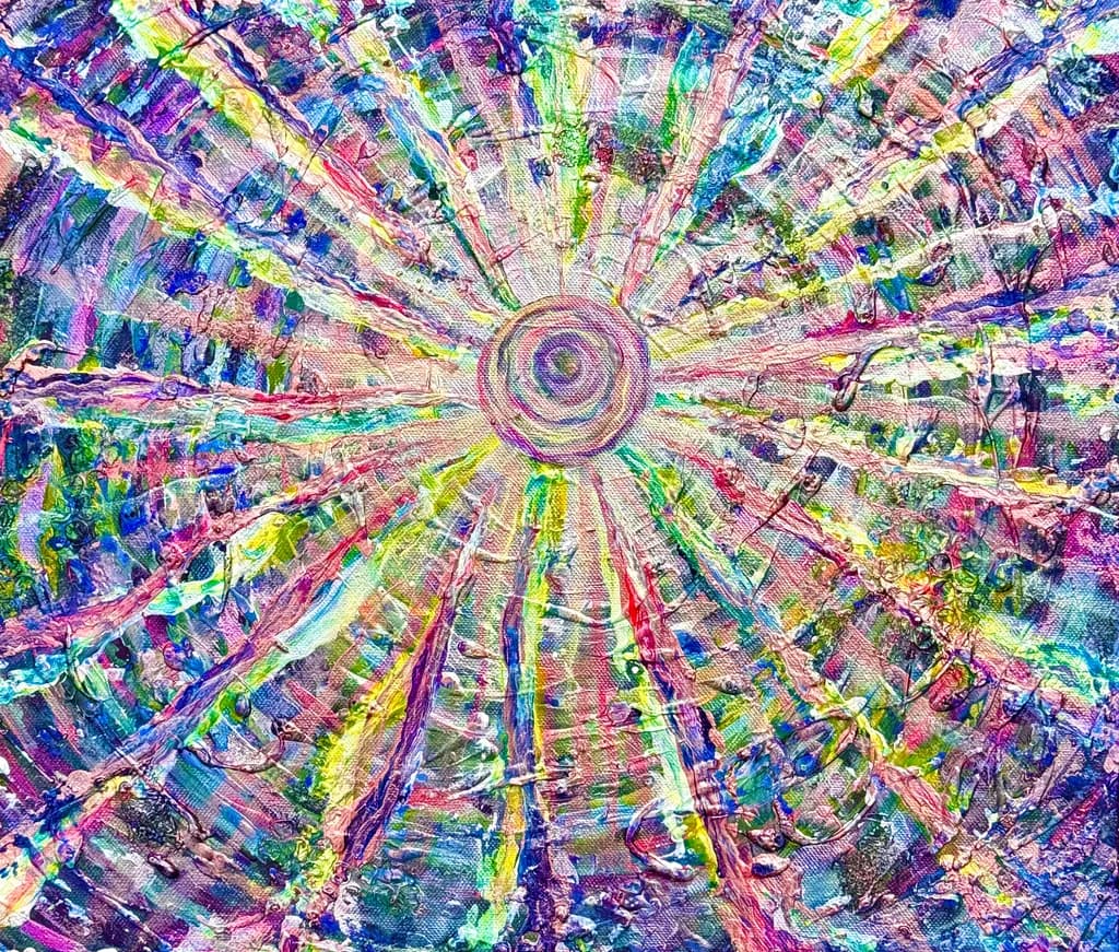 Radiant Whispers: A Kaleidoscope of Color and Emotion