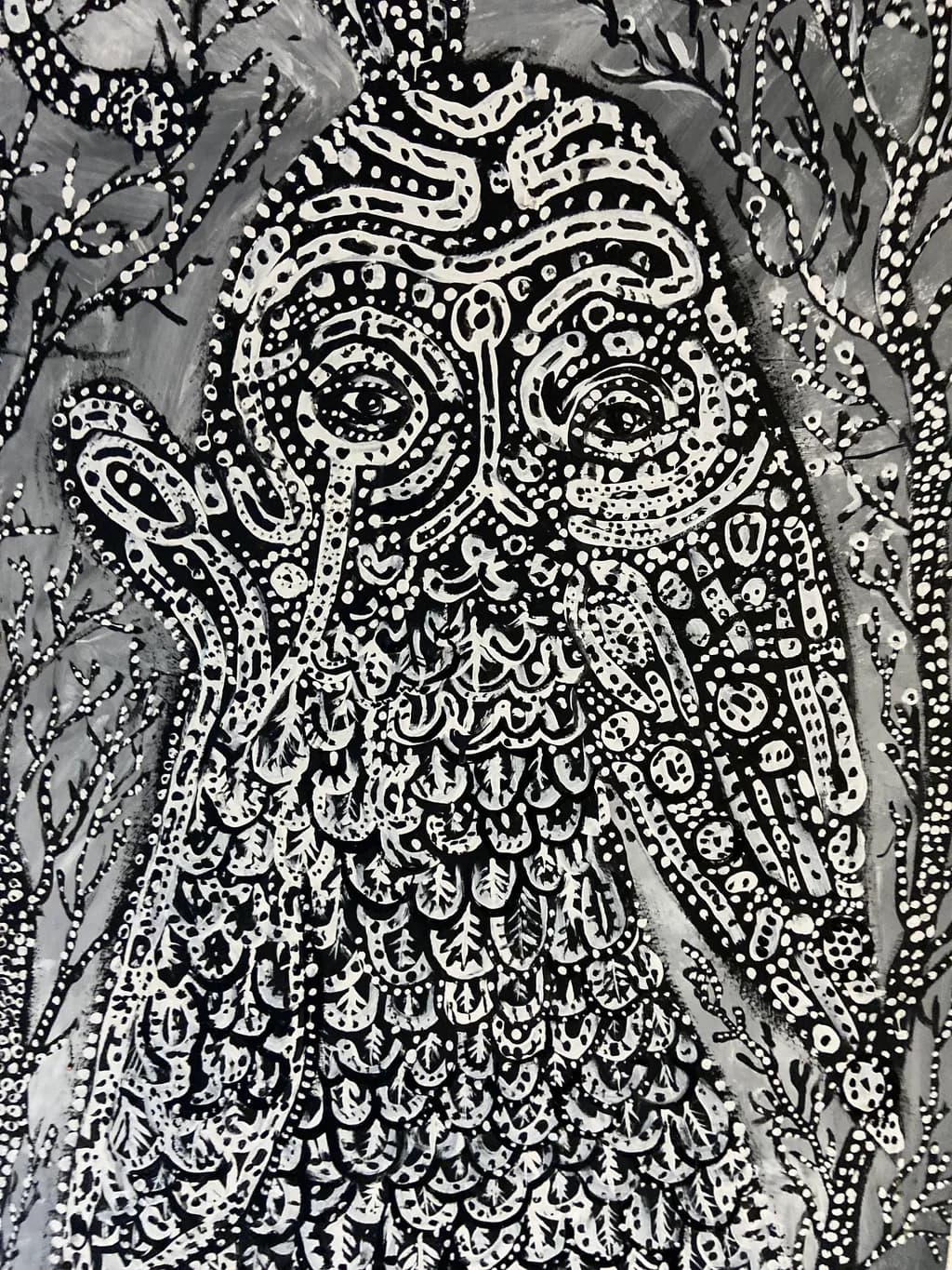 Whispers of the Forest: A Monochrome Journey Through Nature's Mystique