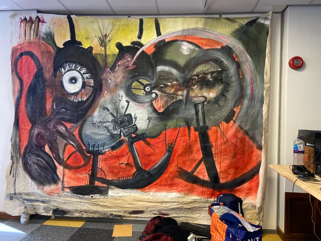 Vivid Chaos: An Emotional Journey Through Abstract Expressionism