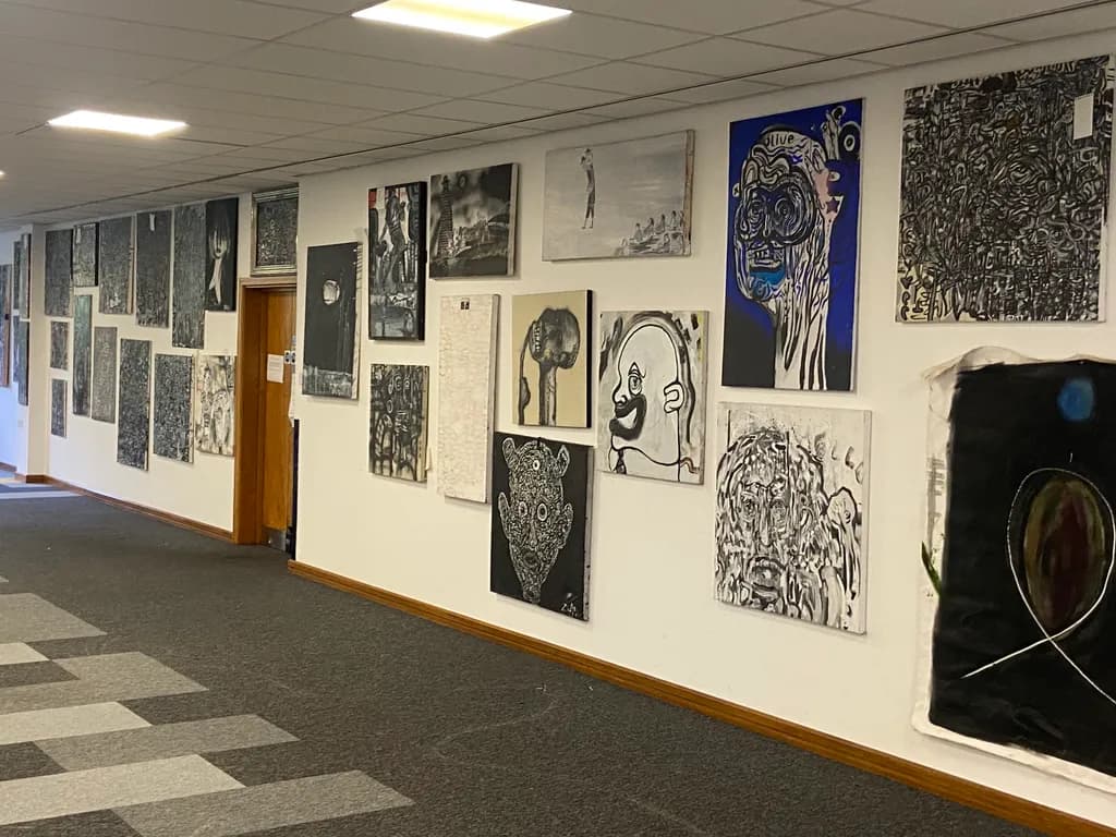 Eclectic Expressions: A Journey Through Contemporary Artistry in Monochrome and Color