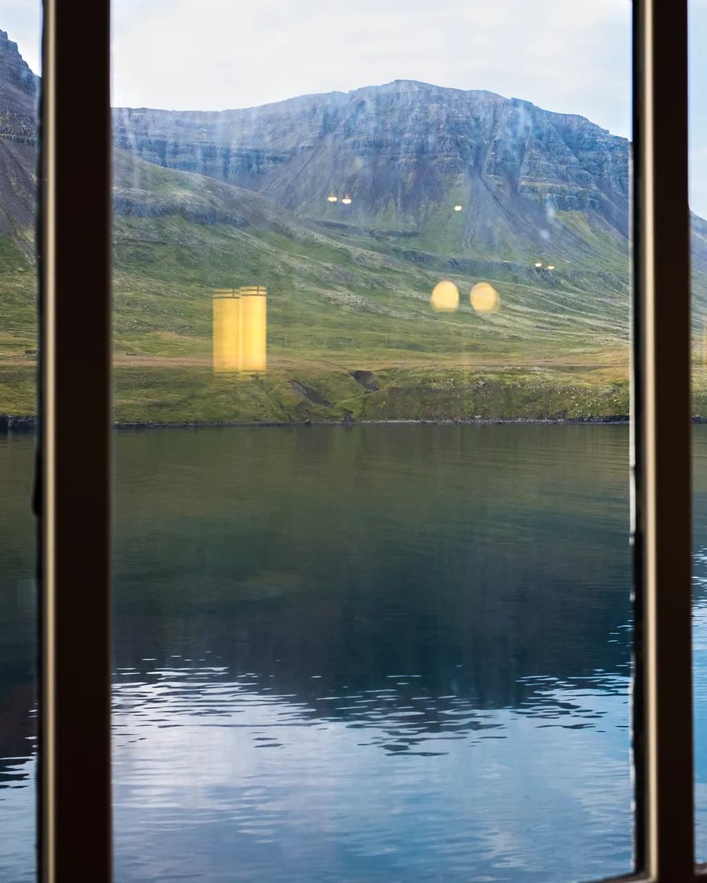 Serene Reflections: A Window to Nature's Tranquility