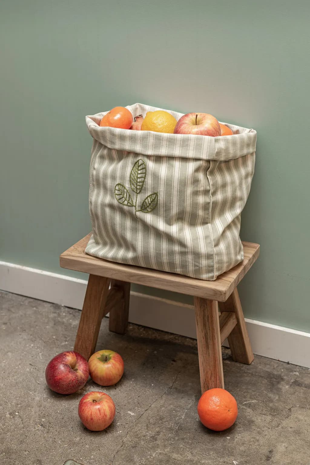 Striped Harvest Tote