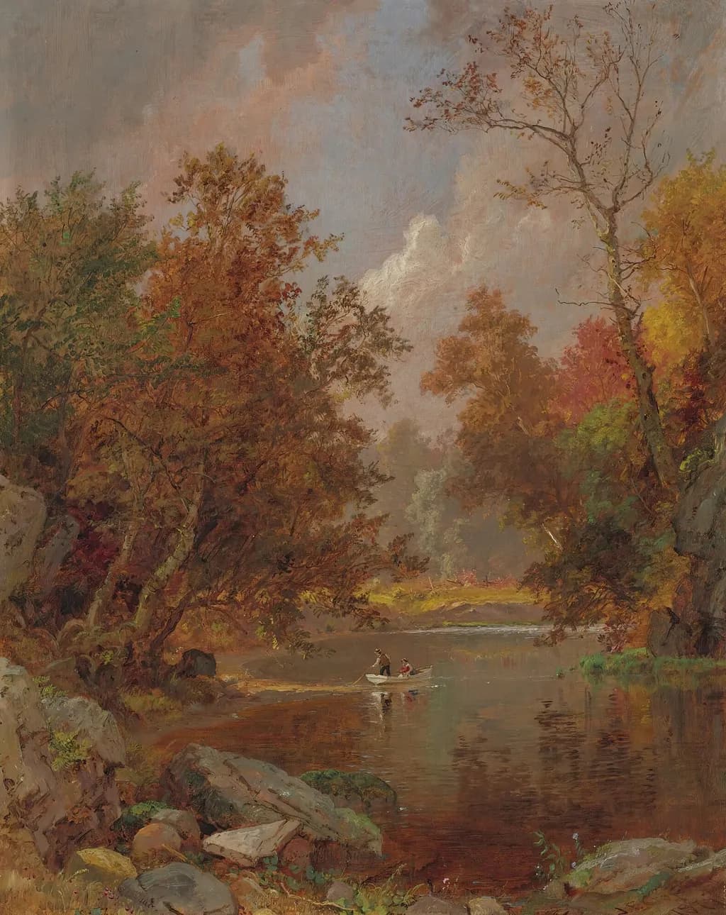 Autumn Reflections: A Serene Boating Escape in Nature's Embrace