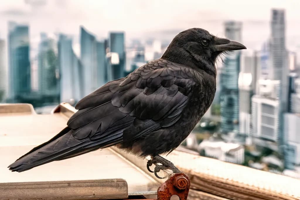 Raven in Profile