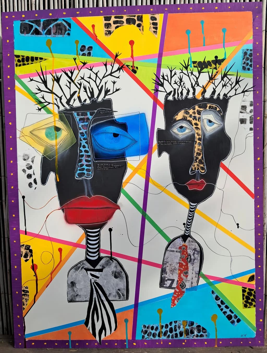 Dual Visions: A Colorful Exploration of Identity and Expression