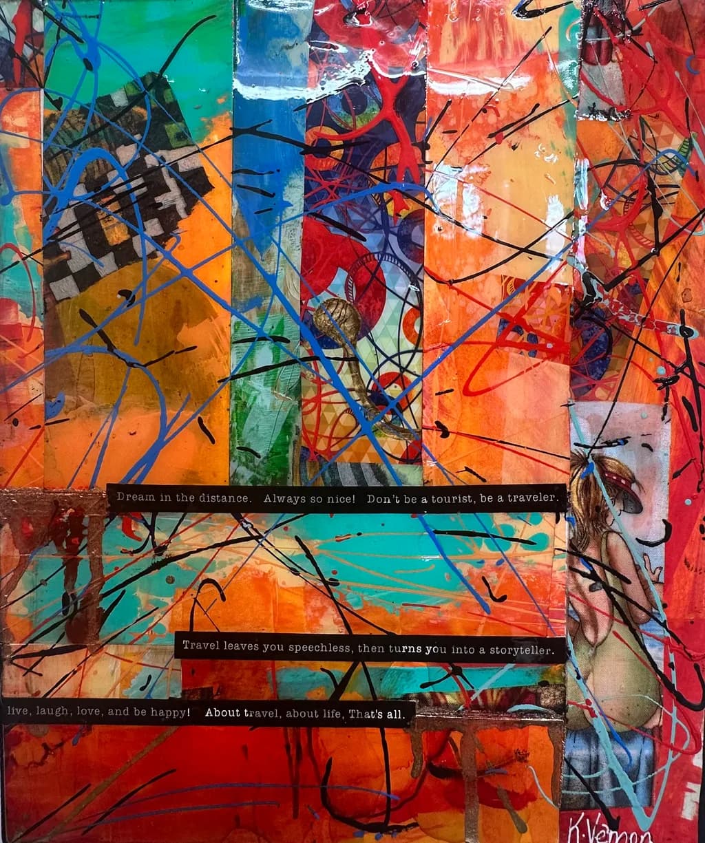 Wanderlust Whispers: A Journey Through Color and Emotion