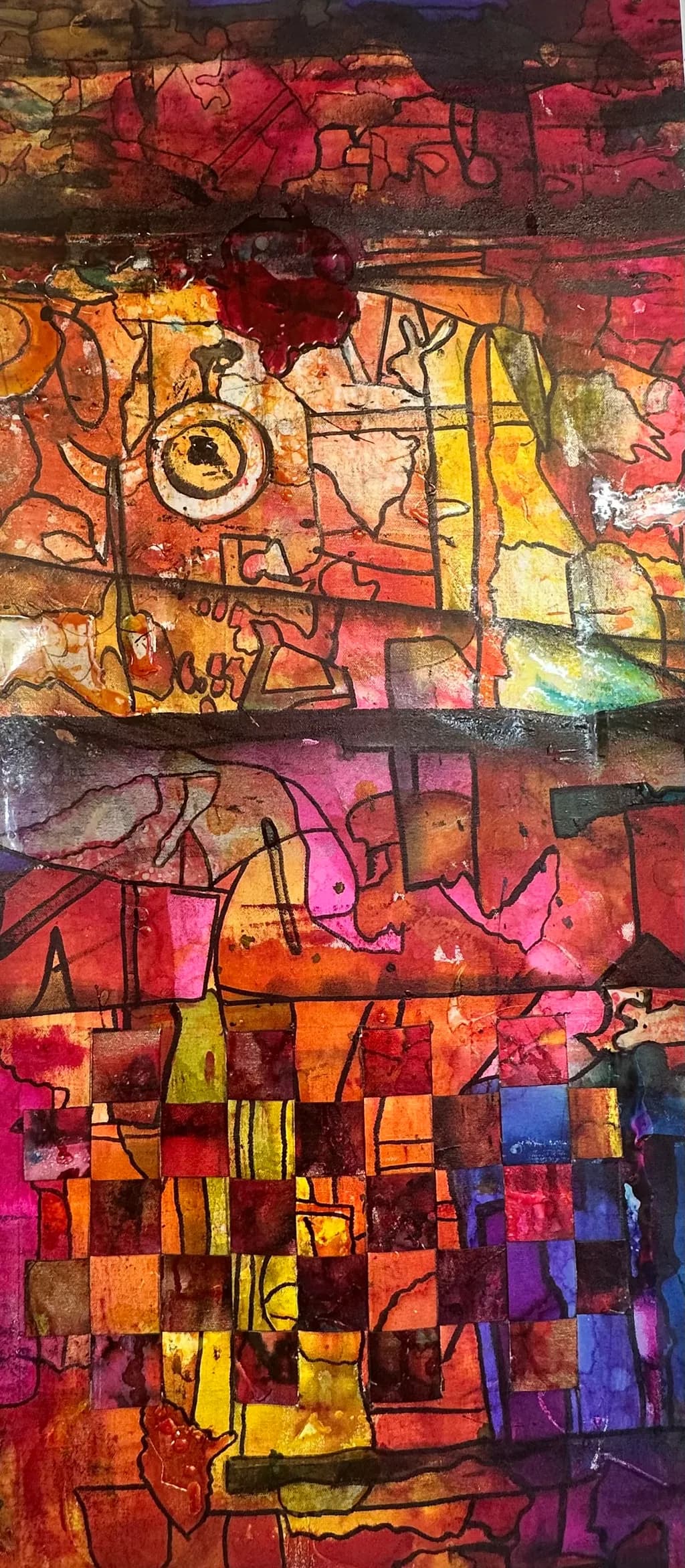 Vibrant Mosaic: A Journey Through Color and Form