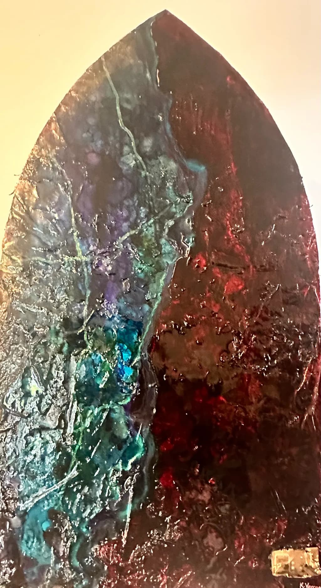 Vibrant Layers: An Abstract Journey Through Color and Texture