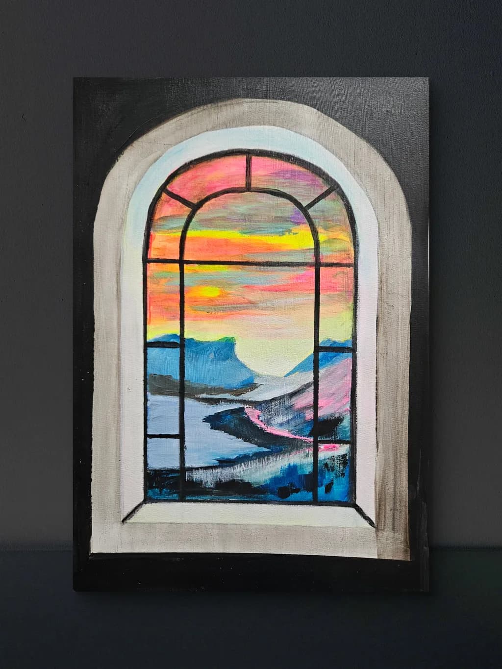 Sunset Window View